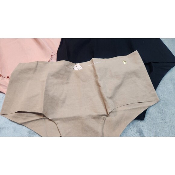 Victoria's Secret Large Muticolor 3 Pack NWT No-Show Cotton Cheeky Panties Logo - Picture 3 of 6